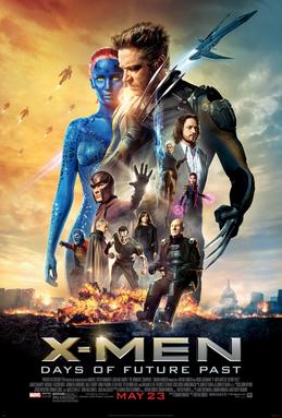 Days of Future Past poster: the rounded Fox-era Mark I look Marvel is moving away from