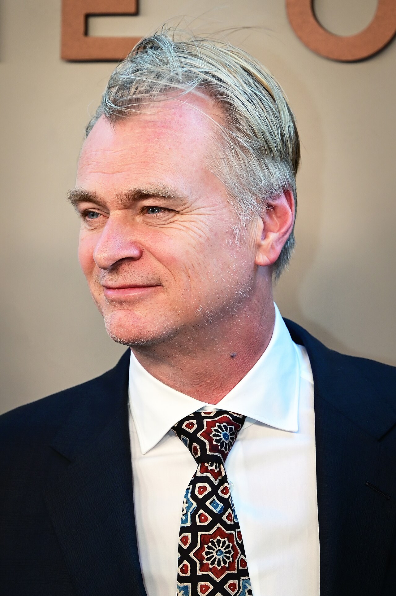 Christopher Nolan in a close portrait