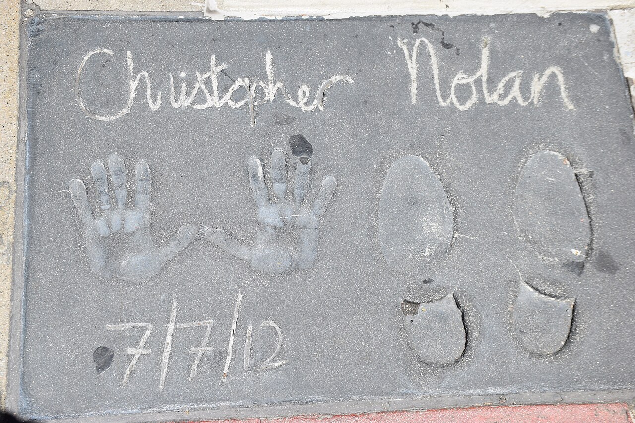 Christopher Nolan at a Hollywood Walk of Fame / TCL event