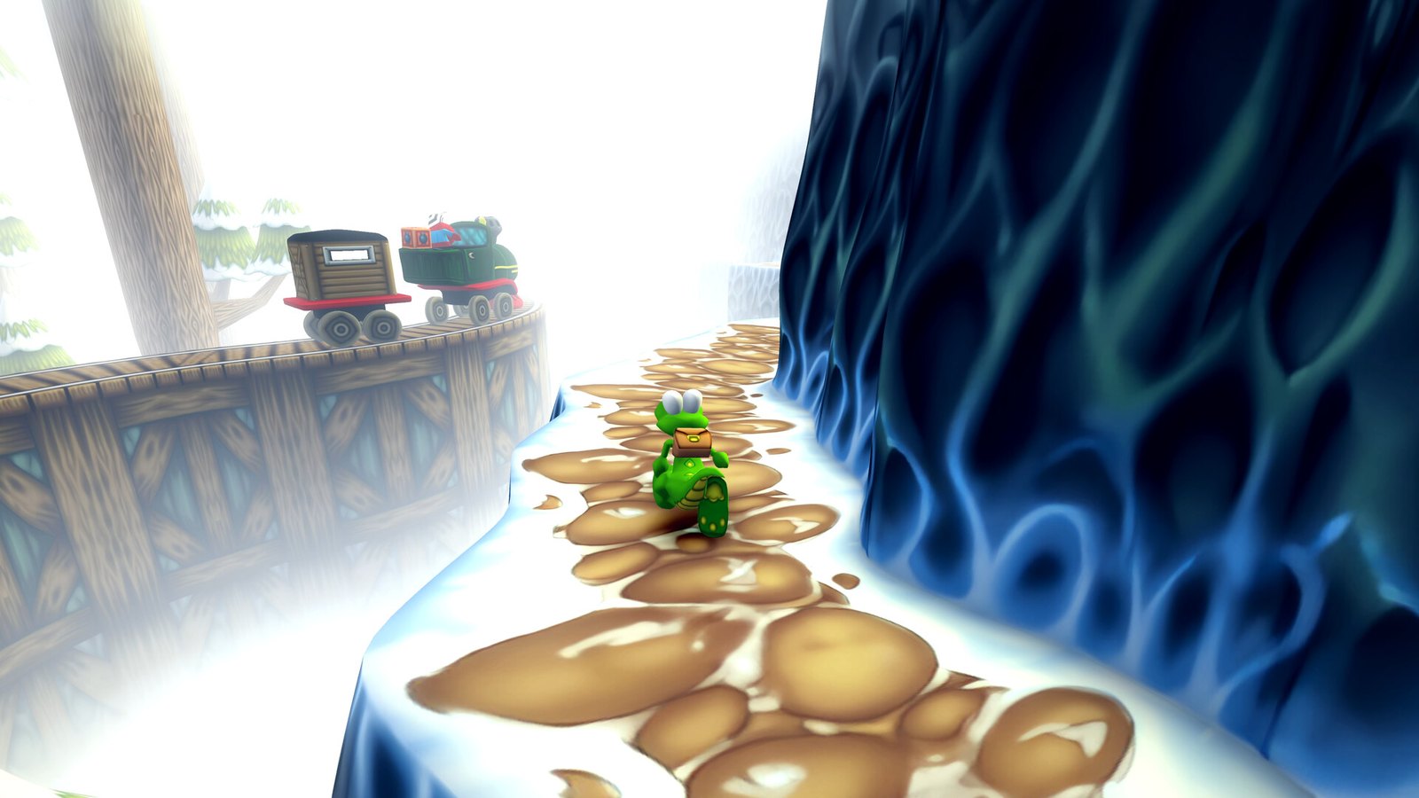 Croc 2 remaster platforming still