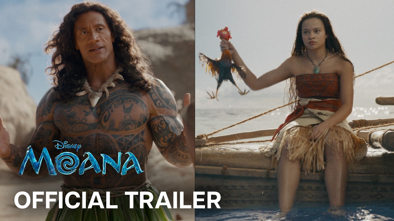 Live-action Moana theatrical marketing
