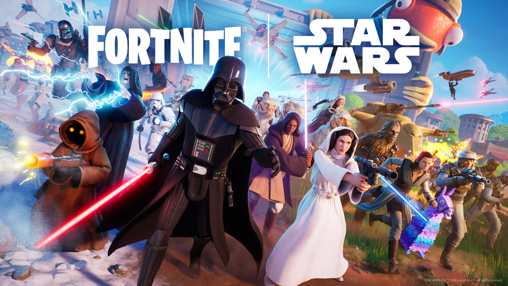 Star Wars gaming crossover imagery