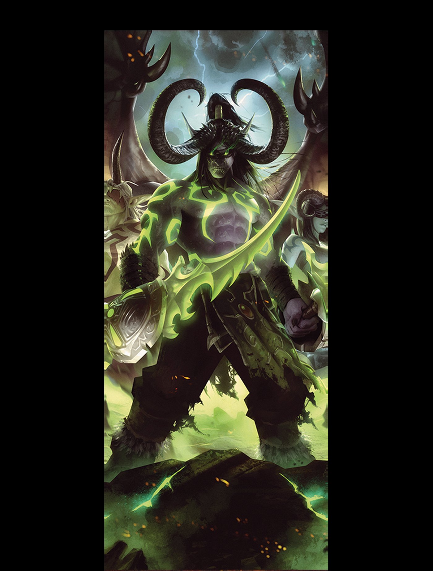 Demon Hunter art from the D&D World of Warcraft campaign site