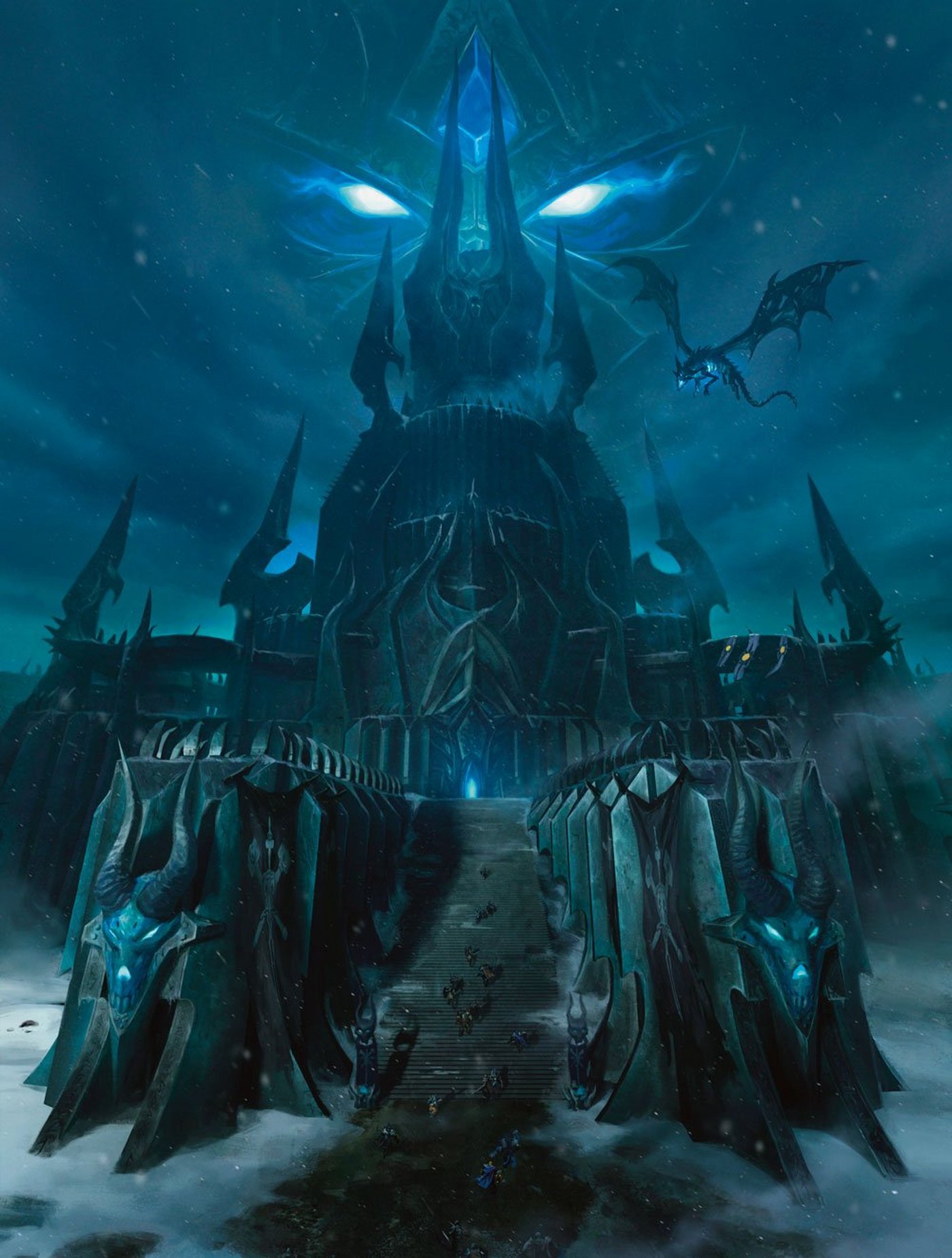 Icecrown Citadel art for the D&D World of Warcraft map pack