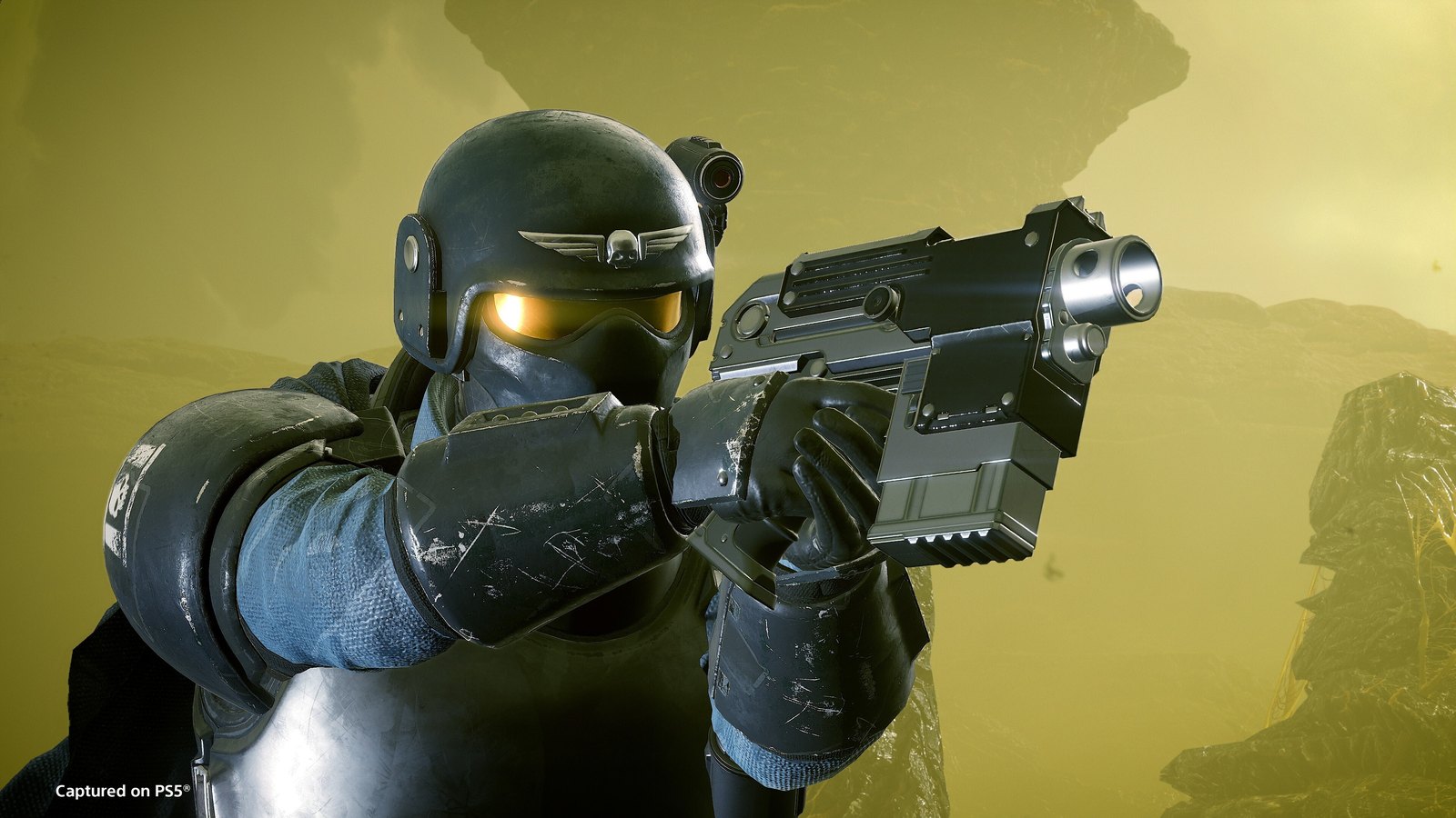 Helldivers 2 Warhammer 40K weapons still