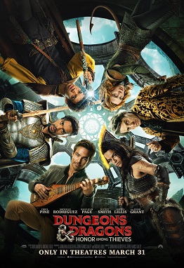 Theatrical poster for Dungeons & Dragons: Honor Among Thieves (2023)