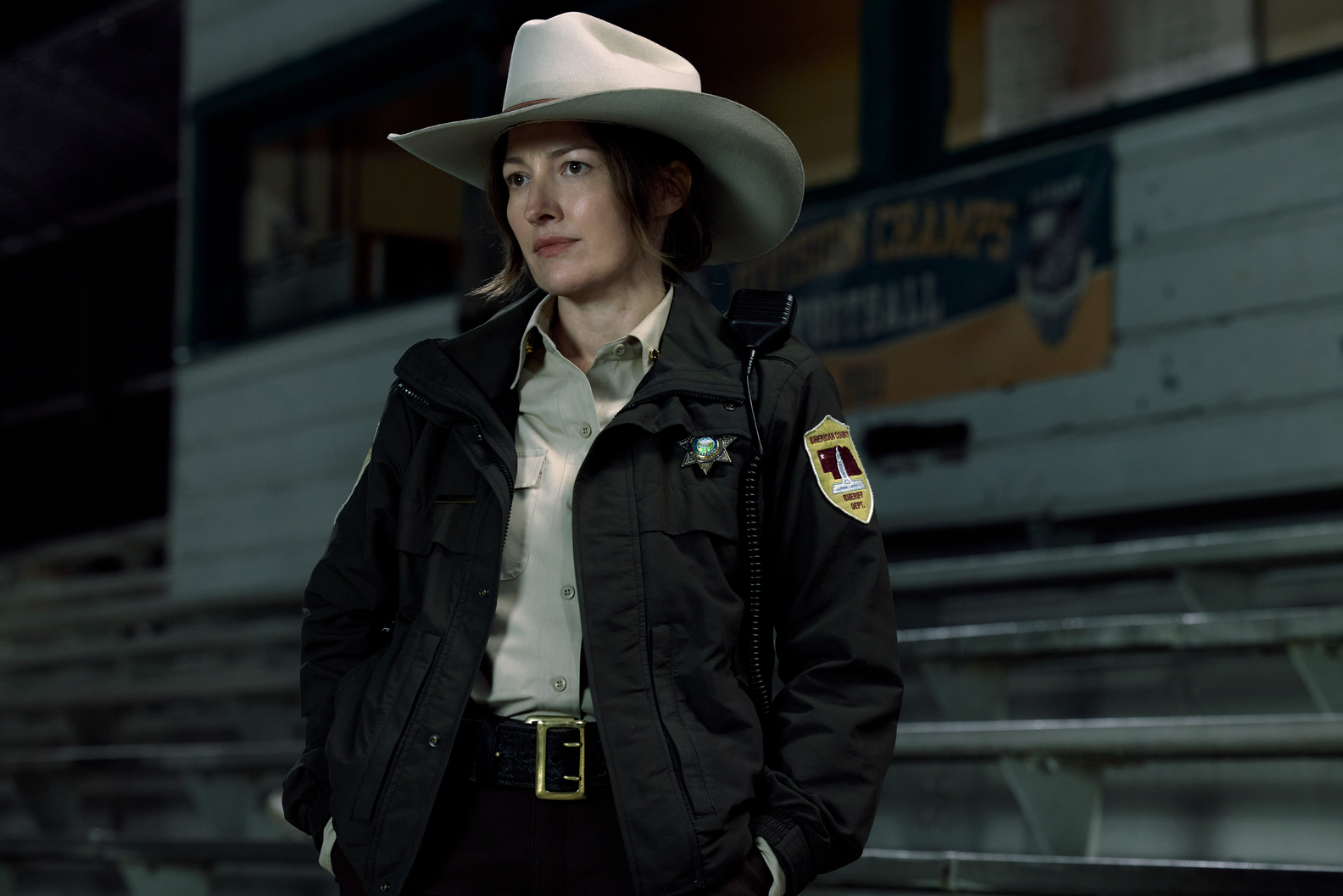 Kelly Macdonald as Sheriff Kerry in Lanterns