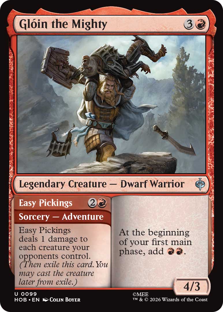 Glóin the Mighty card