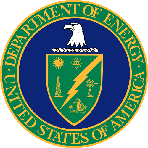 U.S. Department of Energy seal: Genesis Mission is a DOE-led national science program