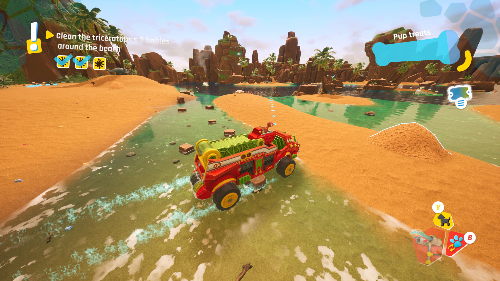 Second PAW Patrol: Dino World gameplay still