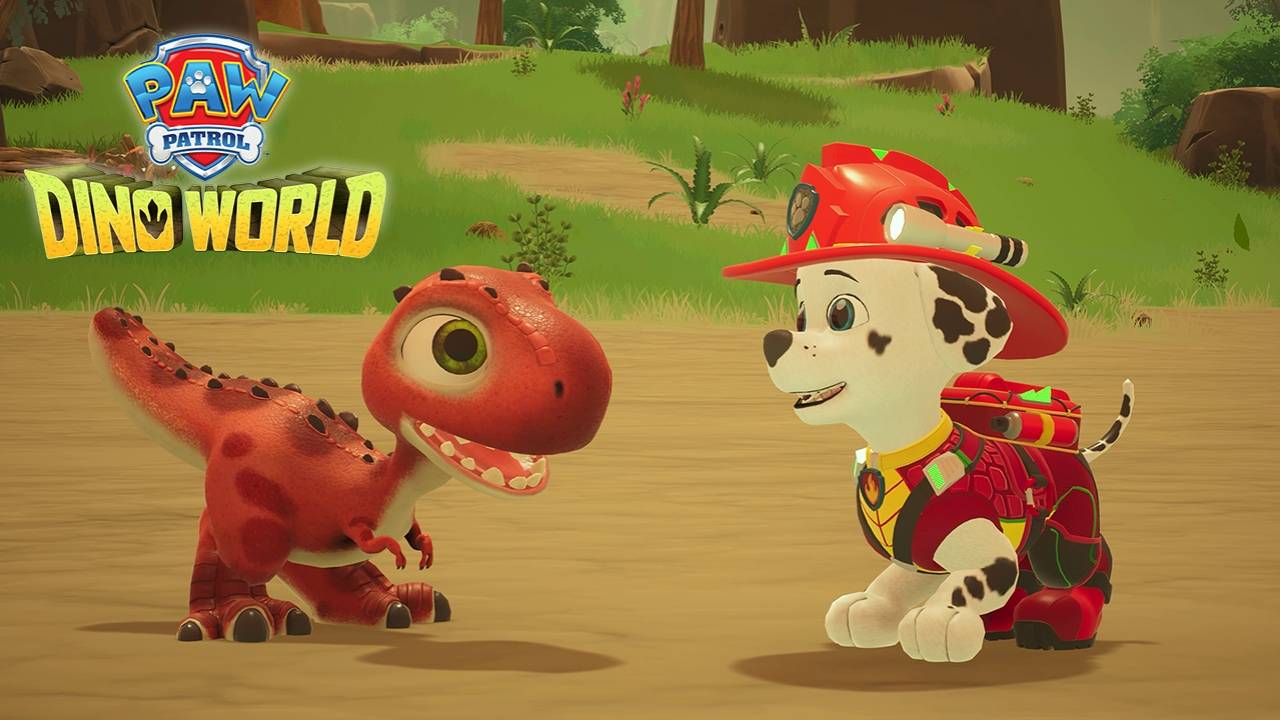 PAW Patrol: Dino World Switch 2 announce art