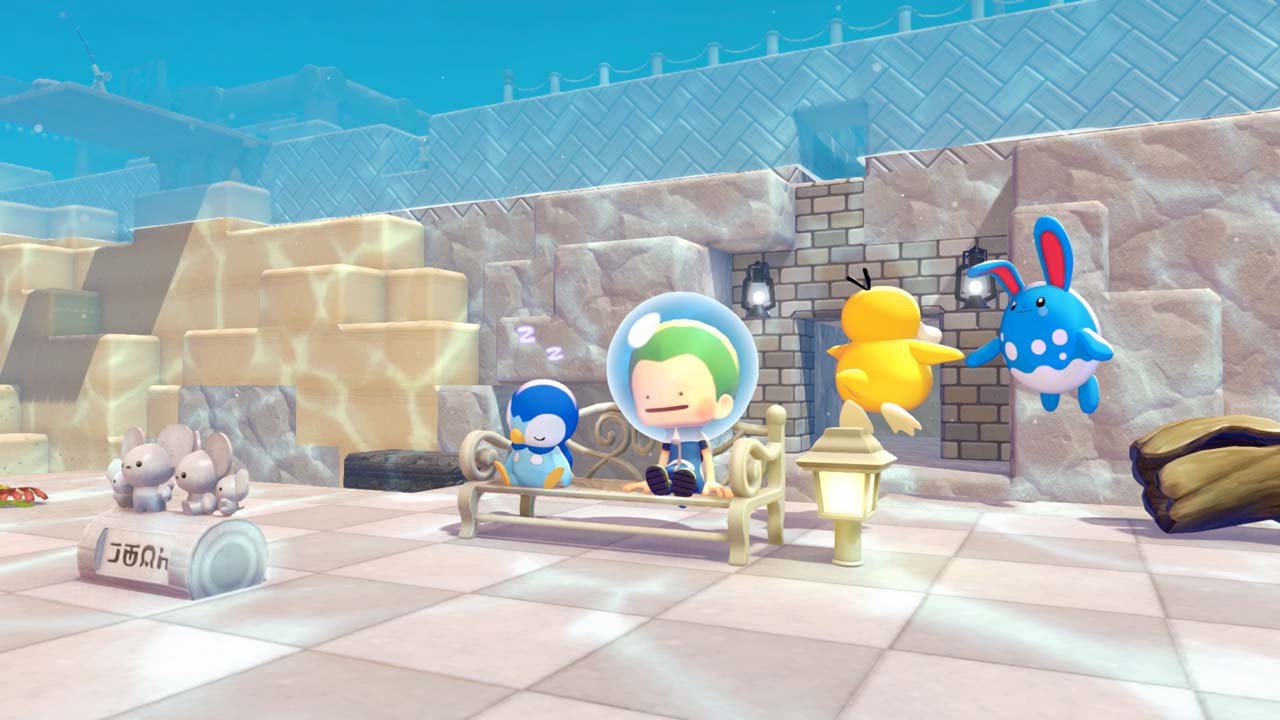 Bubbly Basin underwater town craft in Pokémon Pokopia