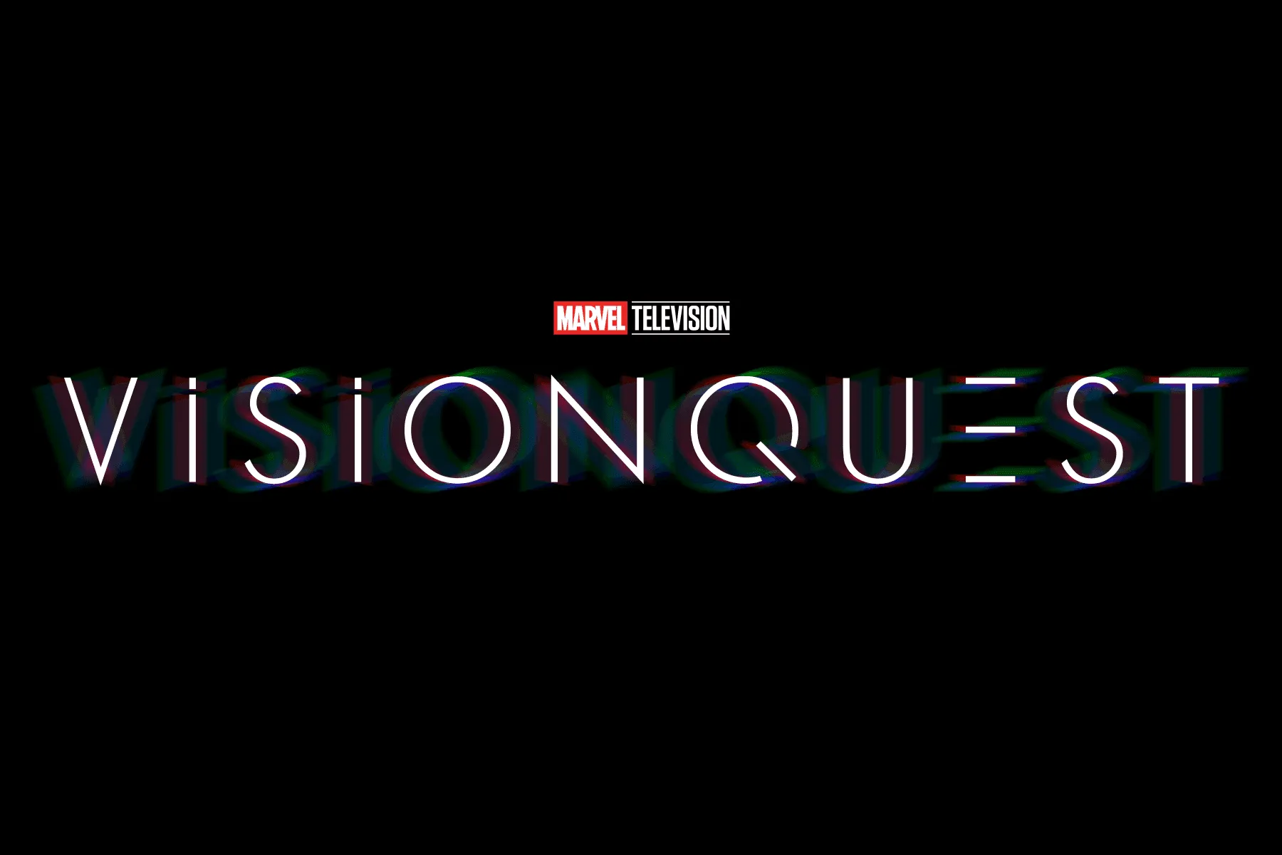 Marvel Television VisionQuest series logo art