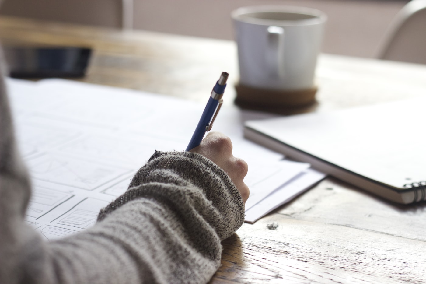 Notebook and study materials