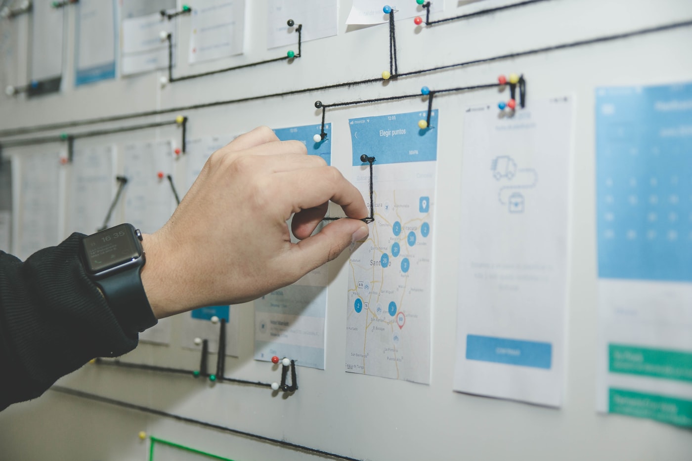 Kanban and planning board